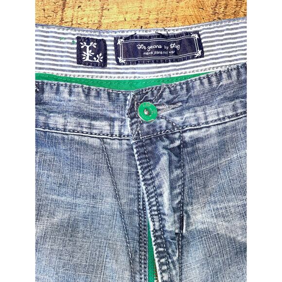 Mens LR Geans Blue Denim Lightweight Cotton Shorts Pockets‎ Size 38 - Picture 2 of 9